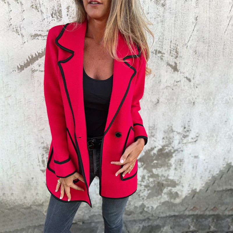 ModeGeist | Freizeitjacke mit Knopf für Damen