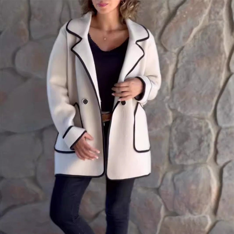 ModeGeist | Freizeitjacke mit Knopf für Damen