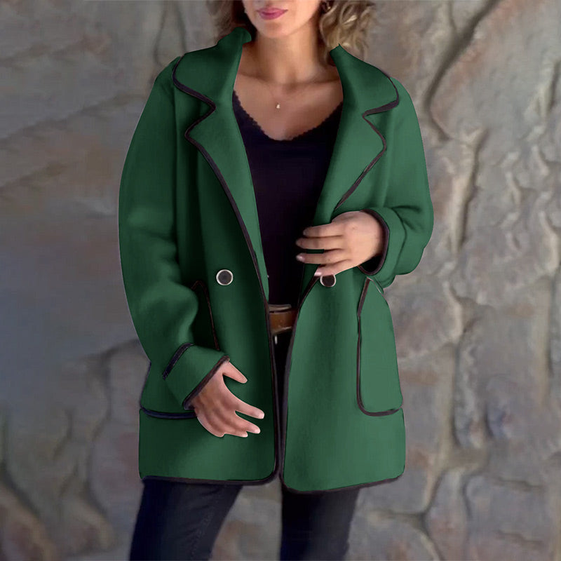 ModeGeist | Freizeitjacke mit Knopf für Damen