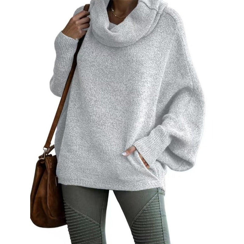 ModeGeist | Strickpullover mit Hohem Kragen Weich und Warm Perfekt für Herbst und Winter