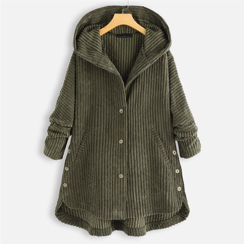 Cord Kapuzenjacke von Fudus