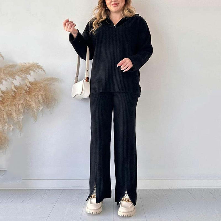 JANE – Set aus Sweatshirt und Schlaghose
