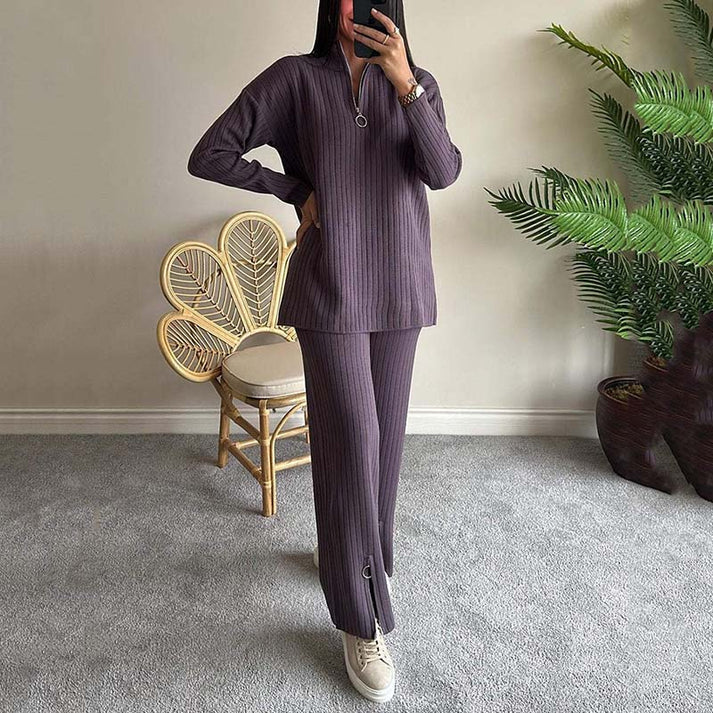 JANE – Set aus Sweatshirt und Schlaghose
