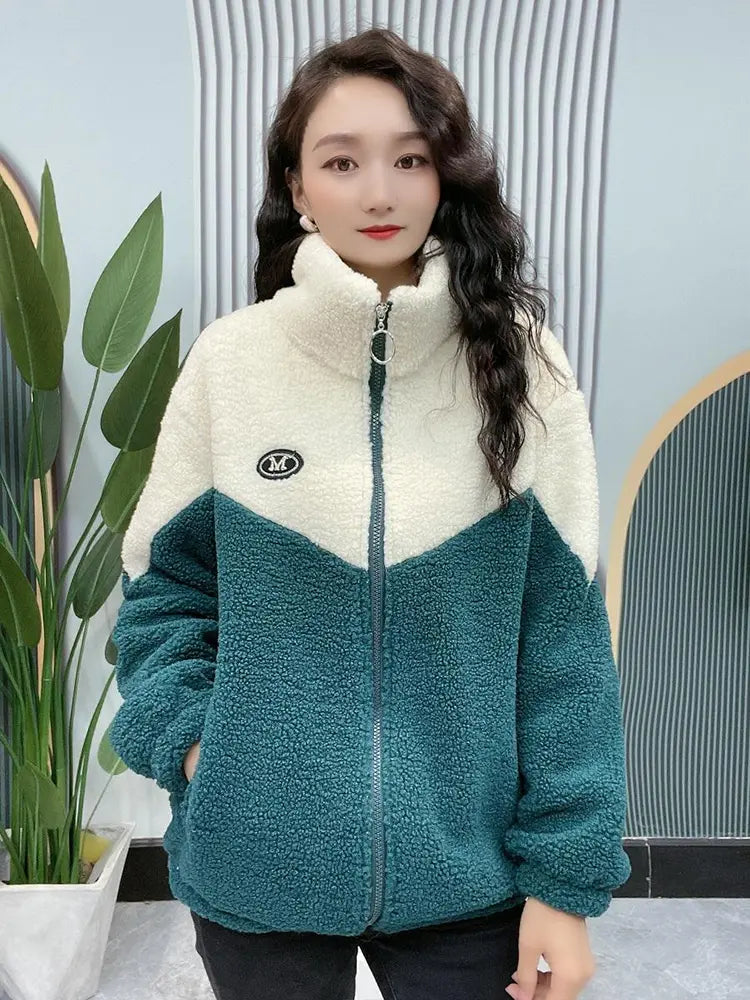 Kuschelige Fleecejacke für kalte Wintertage von Fudus
