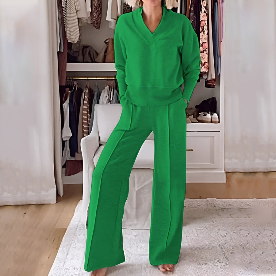 Chantal: Sweatshirt und Hose im Set