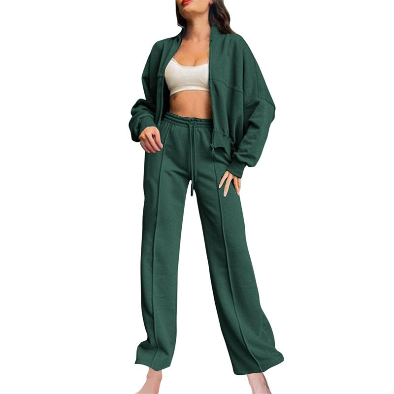 Damen-Set: Stilvolles Zip-Up Sweatshirt und Jogginghose von Lottie