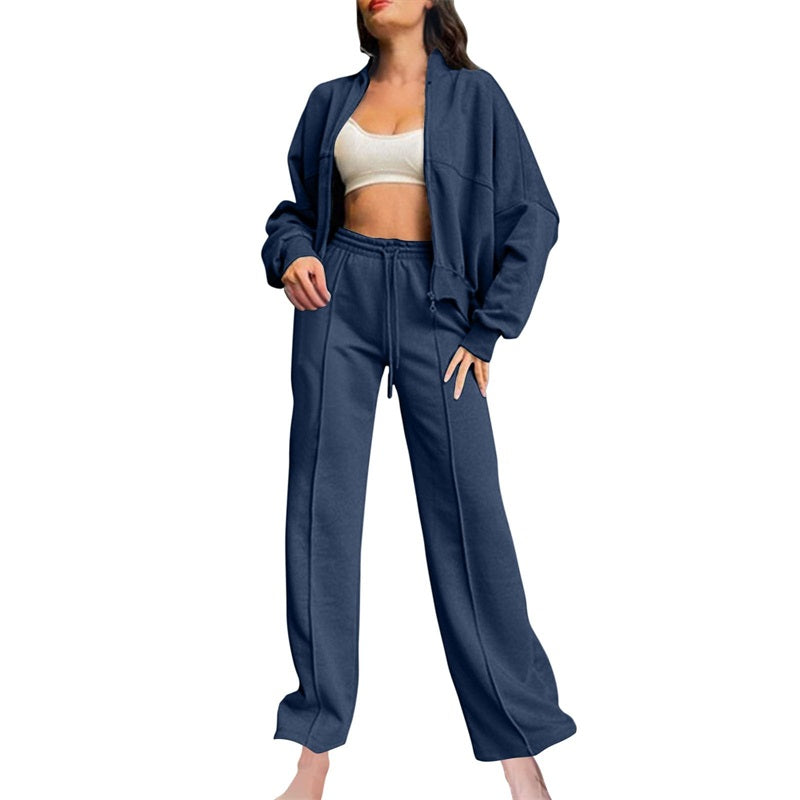 Damen-Set: Stilvolles Zip-Up Sweatshirt und Jogginghose von Lottie