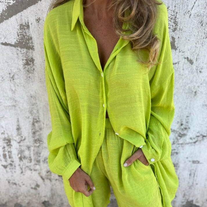 ANNALENA: Hemd und kurze Hose Set