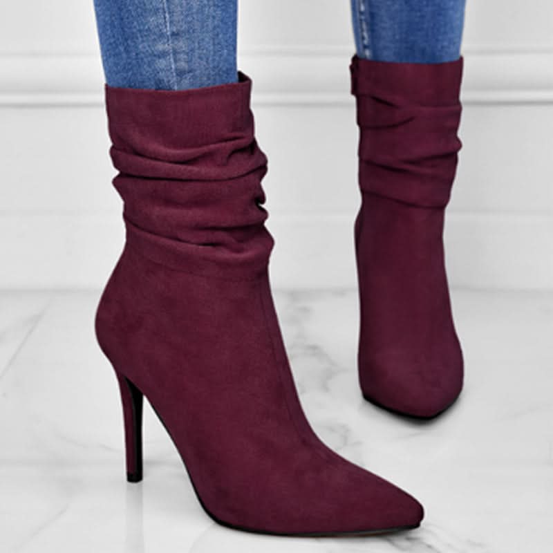 ModeGeist | Elegante Ankle Boots mit Hohem Absatz