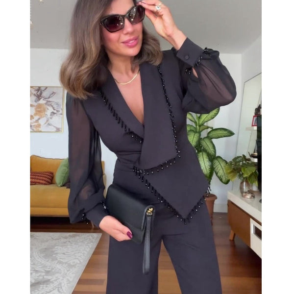 VERONIQUE: Blazer und Hose im Set