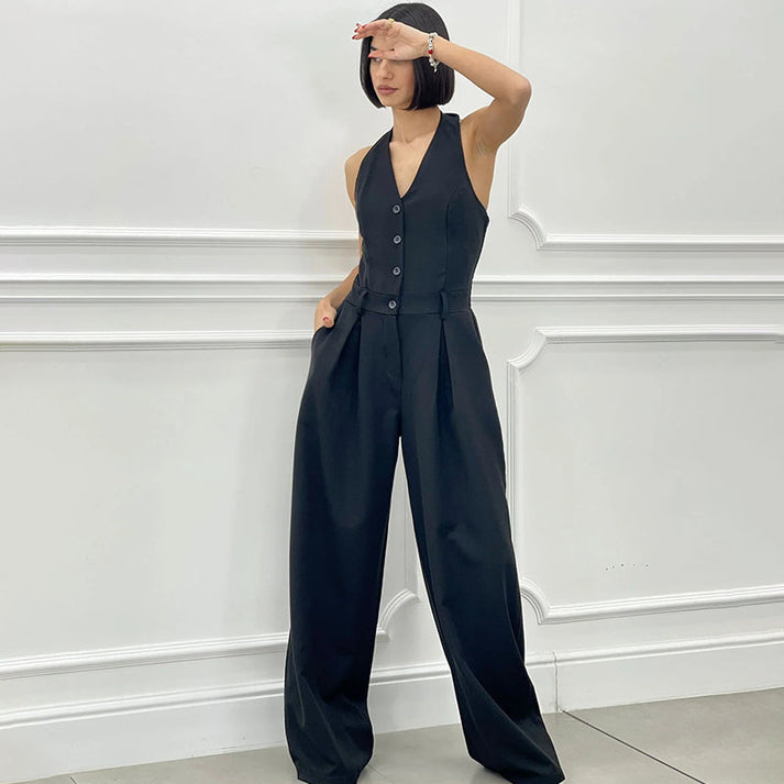 LORELEI Jumpsuit: Figurbetont, ärmellos