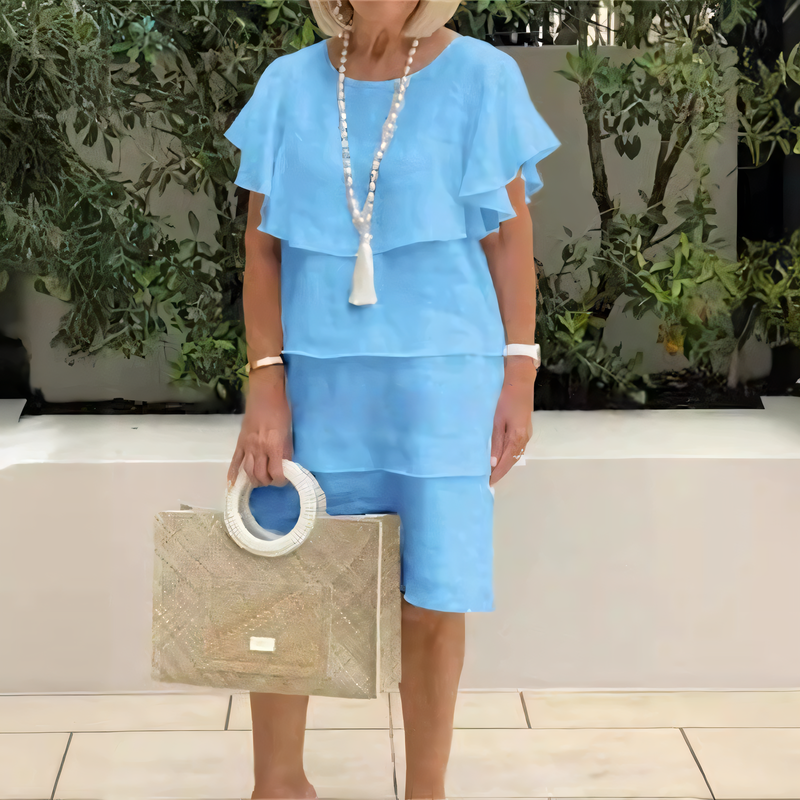NILAY – Gerades Kleid mit Volants