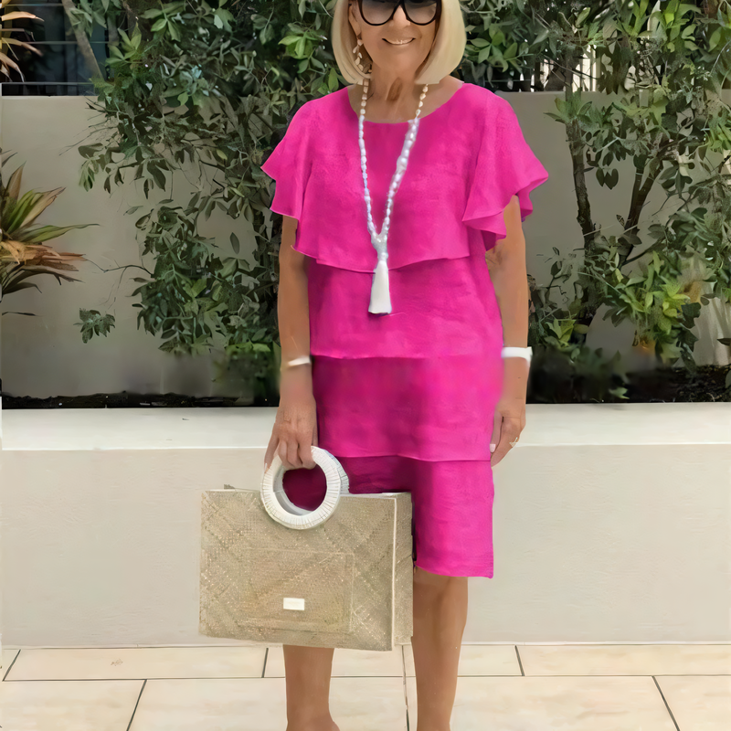 NILAY – Gerades Kleid mit Volants