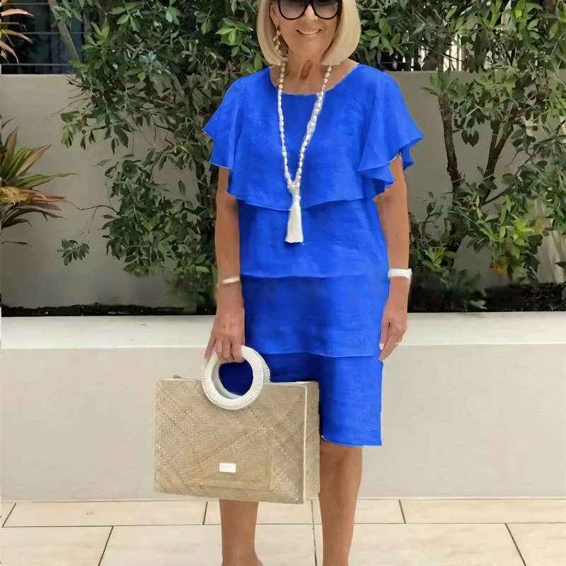 NILAY – Gerades Kleid mit Volants
