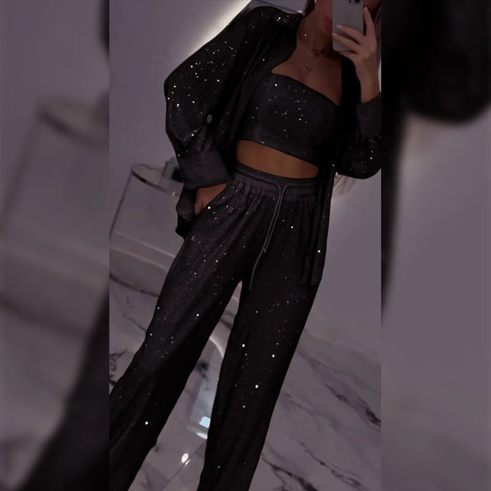 Dreiteiliges Set aus Paris