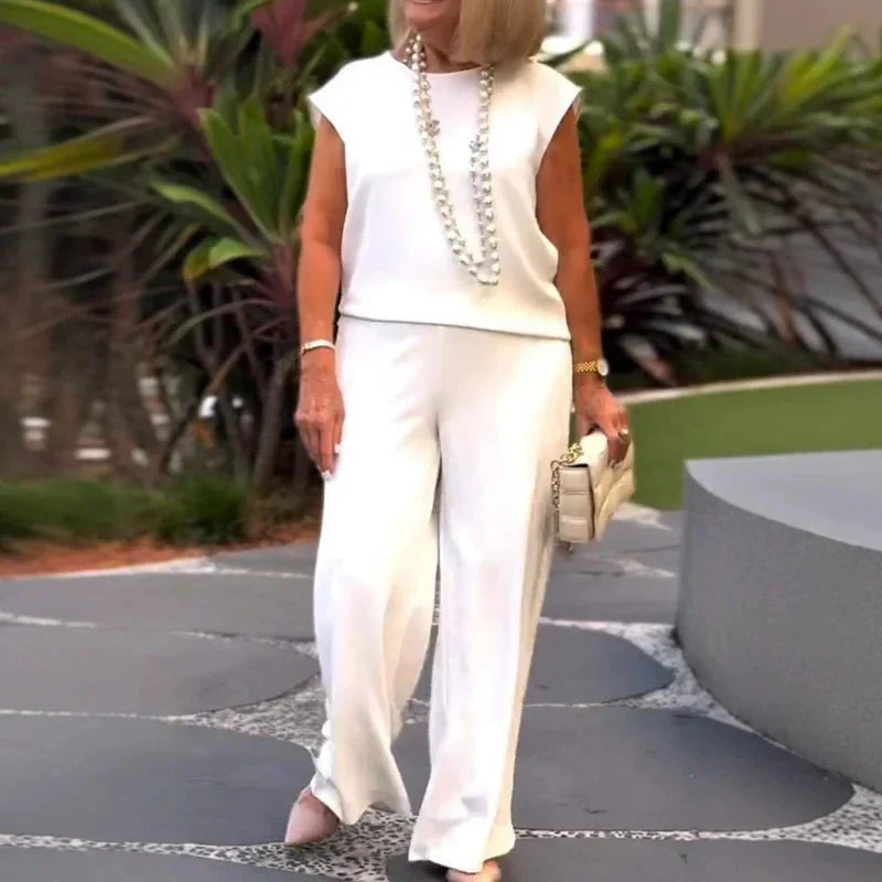 TUANA -  Set mit Bluse und weiten Hosen