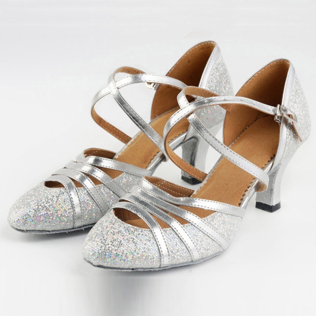 MODEGEIST Square Heel Dance Shoes