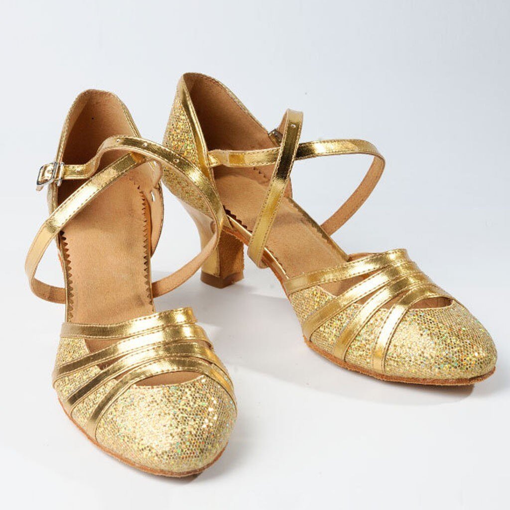 MODEGEIST Square Heel Dance Shoes