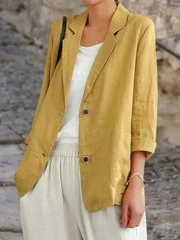ModeGeist | Eleganter Leinenblazer