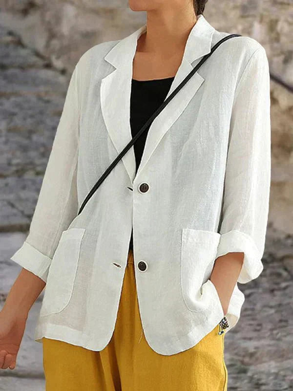 ModeGeist | Eleganter Leinenblazer
