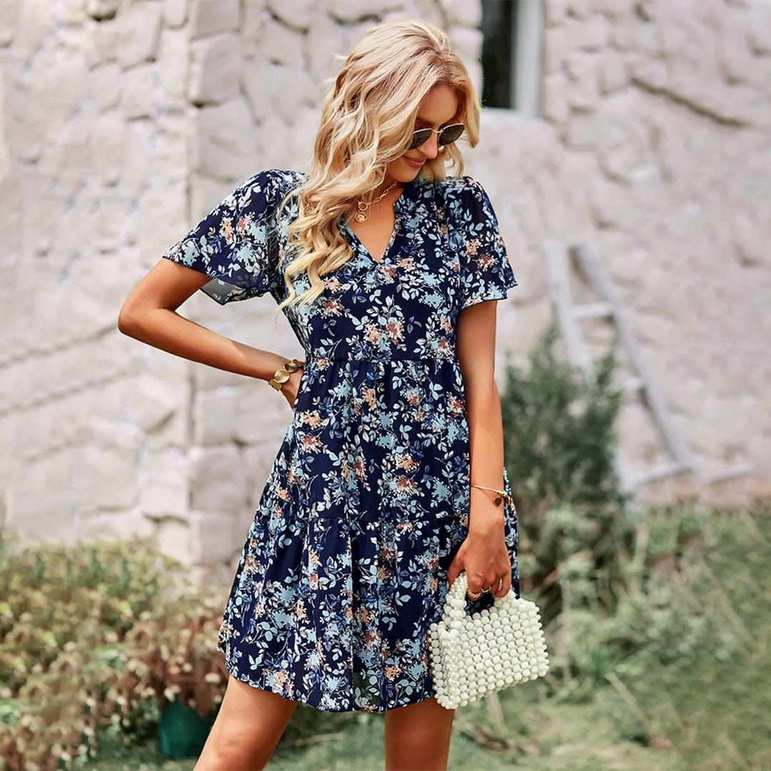 Elegantes Blumenkleid für Damen - Thekla