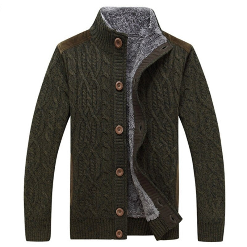 Männer Fleece Strickjacke - Fridri