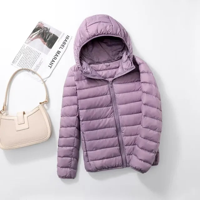 Leichte, modische Daunenjacke Angela