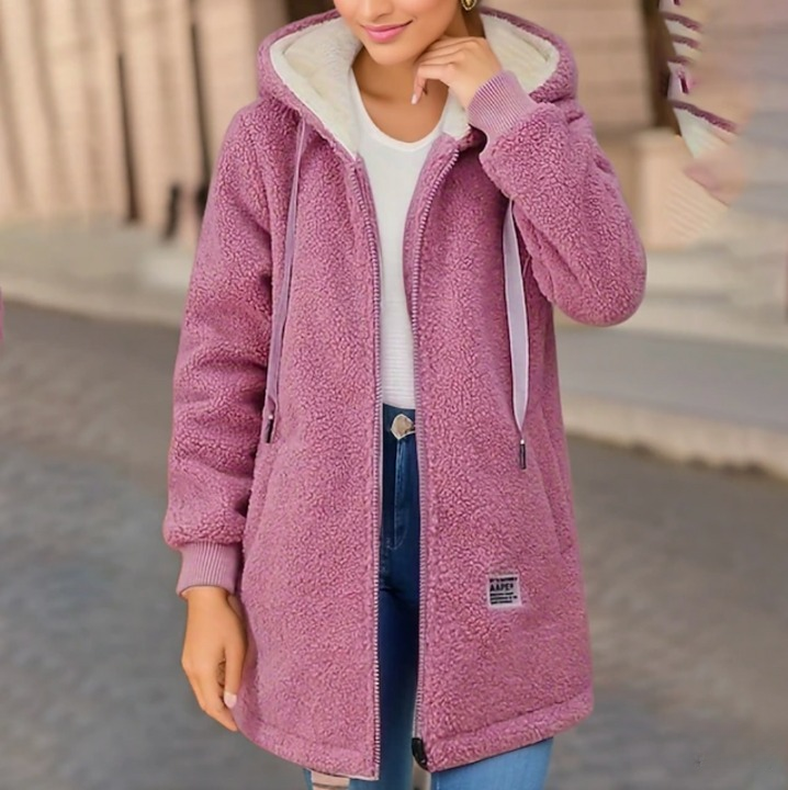 Wintertaugliche, modische Fleecejacke Dagmar