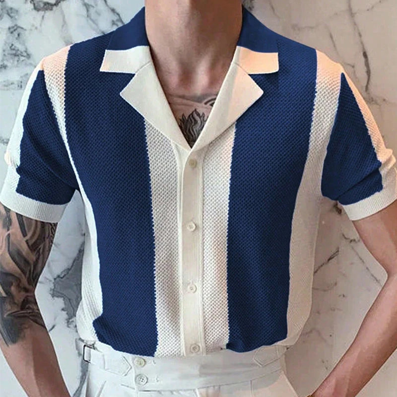 Sommerliches Strickhemd im eleganten Stil - Laurence