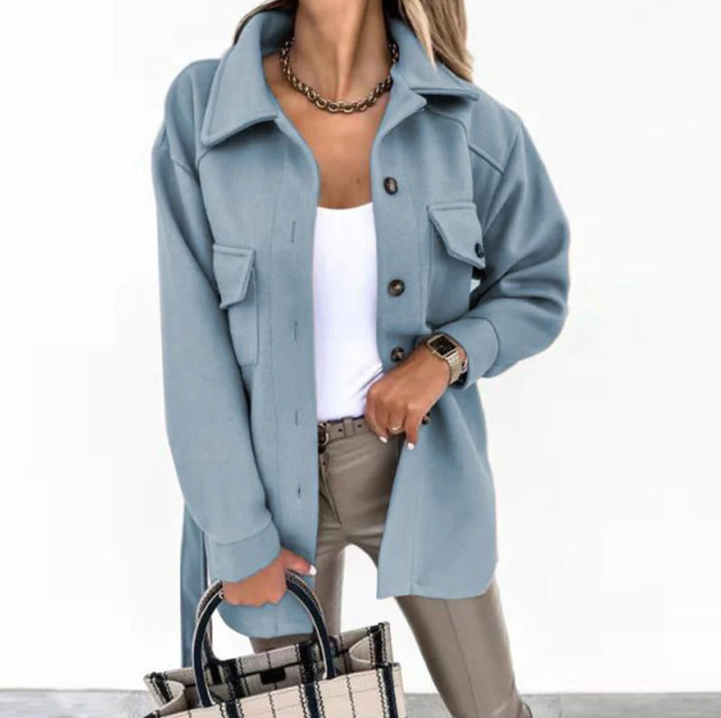 ModeGeist | Damen Mid-Season Chic Jacke mit Slim Fit und Frühlingsvibes