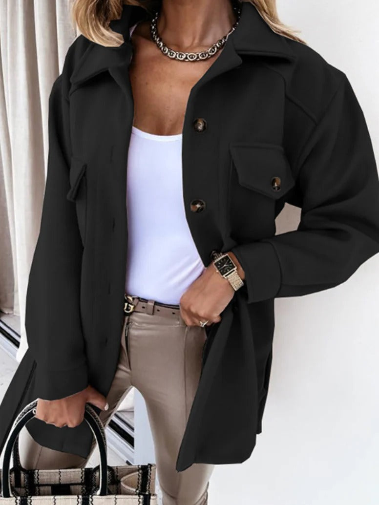 ModeGeist | Damen Mid-Season Chic Jacke mit Slim Fit und Frühlingsvibes