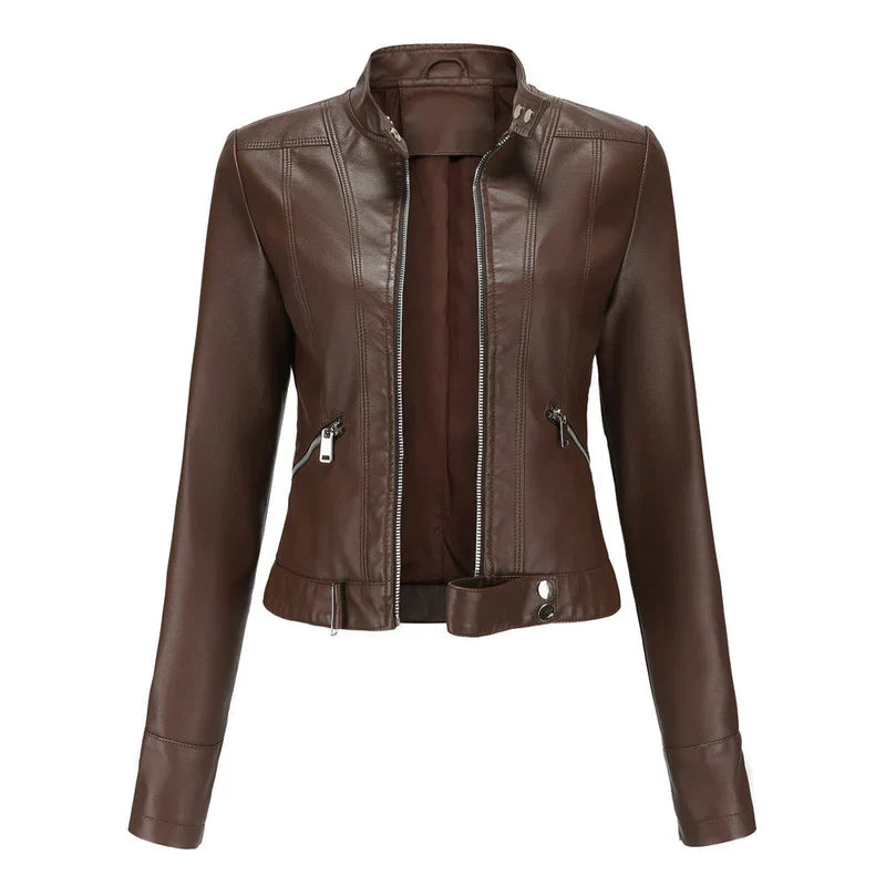ModeGeist | Edle Leder Jacke Damen