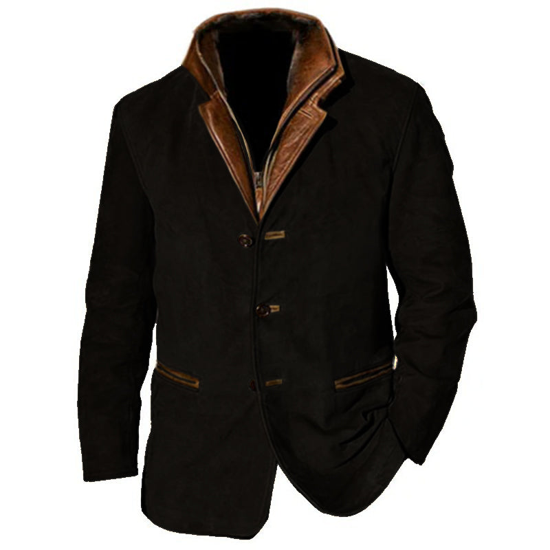 ModeGeist | Vintage Wildlederjacke für Herren