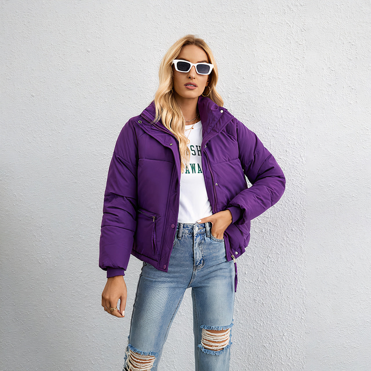 Modische Damen Daunenjacke Agathe