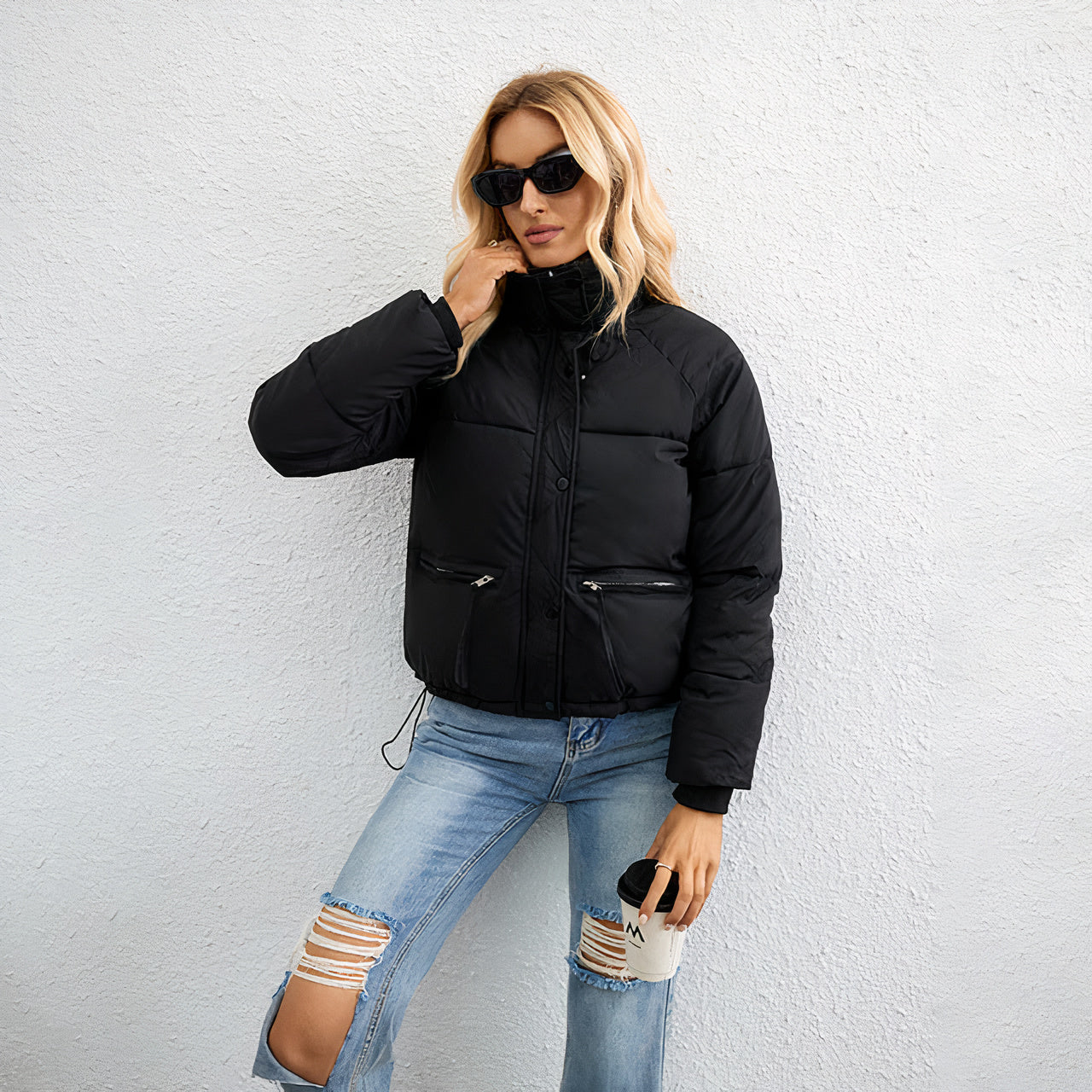 Modische Damen Daunenjacke Agathe