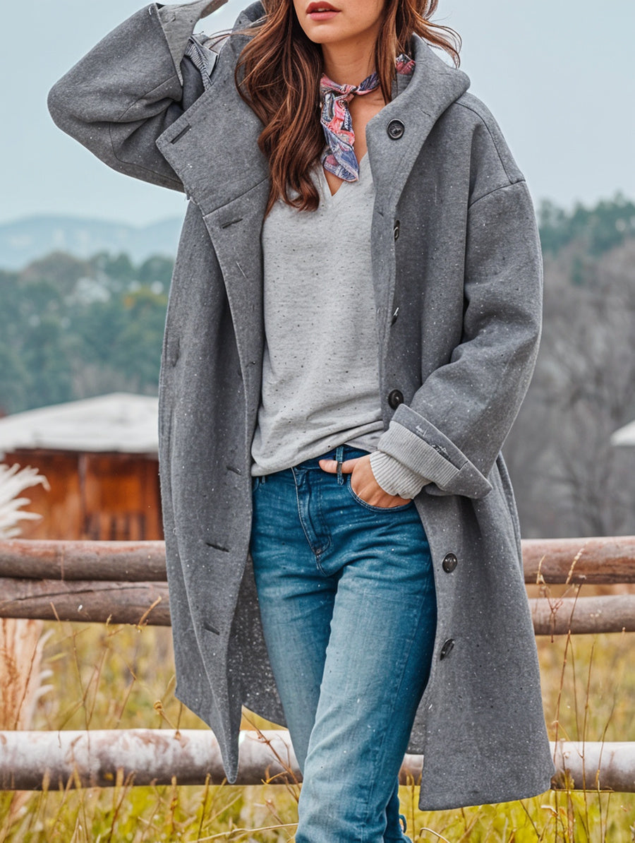 Moderne, warme Wolljacke – Ingrid