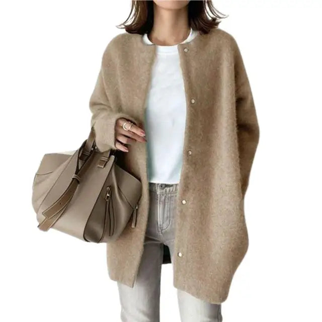 ModeGeist | Retro Strick-Cardigan - Vintage-inspirierte gemütliche Schicht