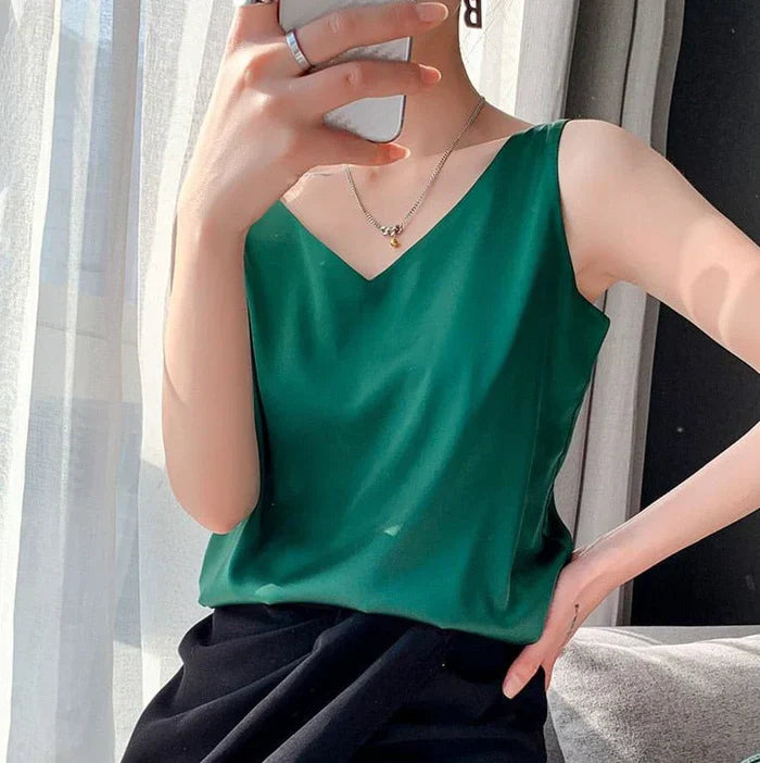 Seidig weiches, elegantes und luftiges Damen-Tanktop von Fudus