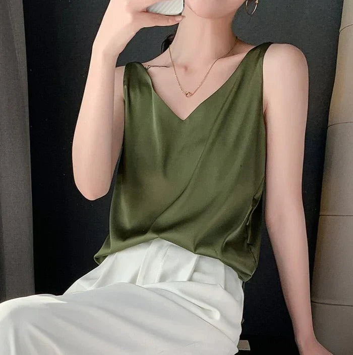 Seidig weiches, elegantes und luftiges Damen-Tanktop von Fudus