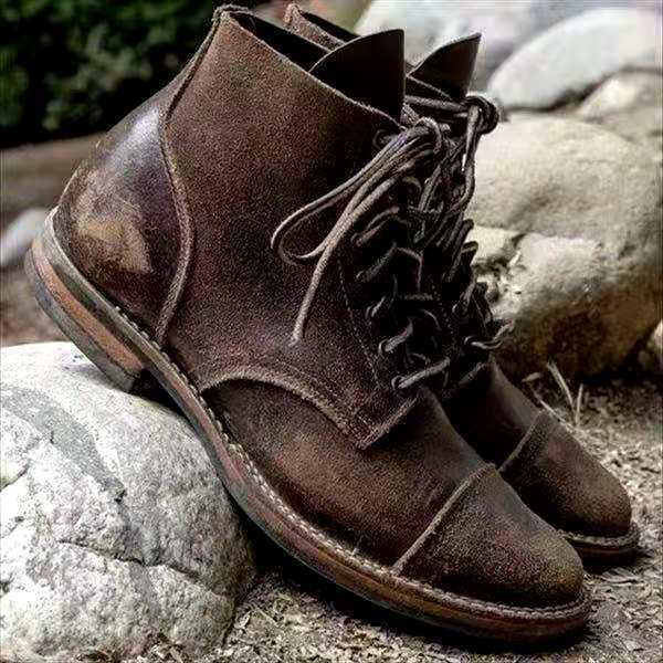 ModeGeist | Retro Schnürstiefel für Männer