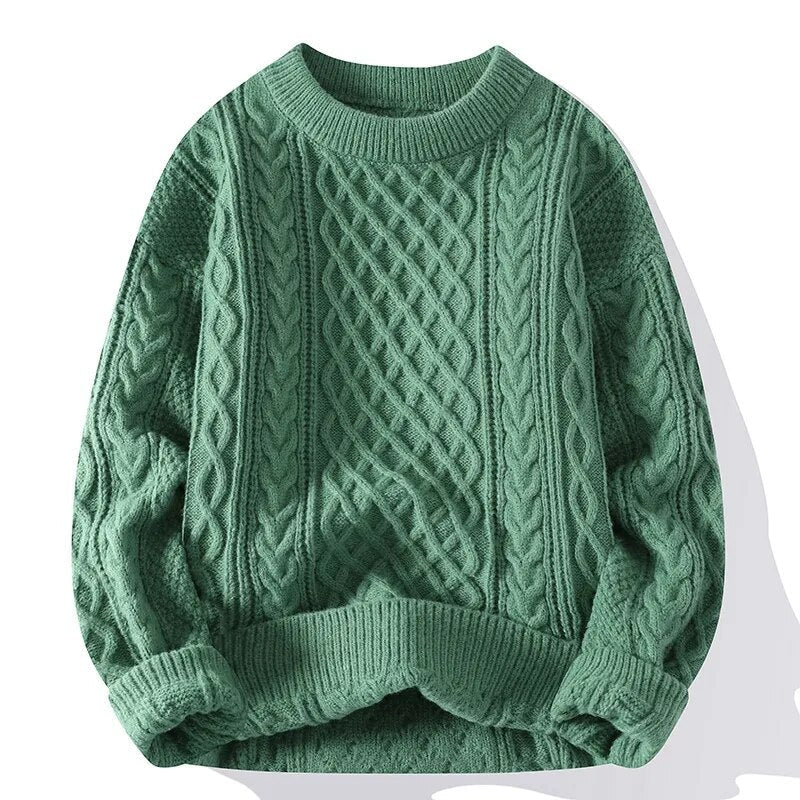 Herren-Strickpullover im klassischen, lockeren Schnitt