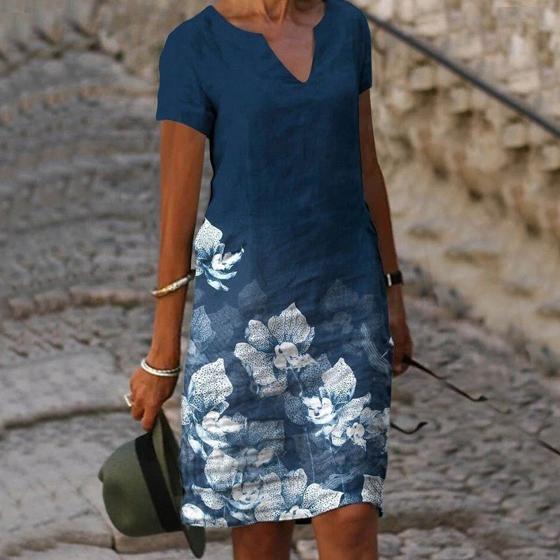 Midikleid Undine mit Blumenmuster