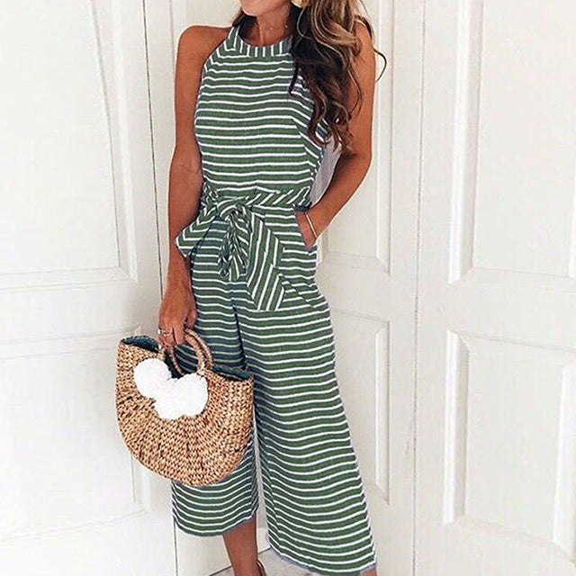 Sandra Jumpsuit mit maritimen Streifen