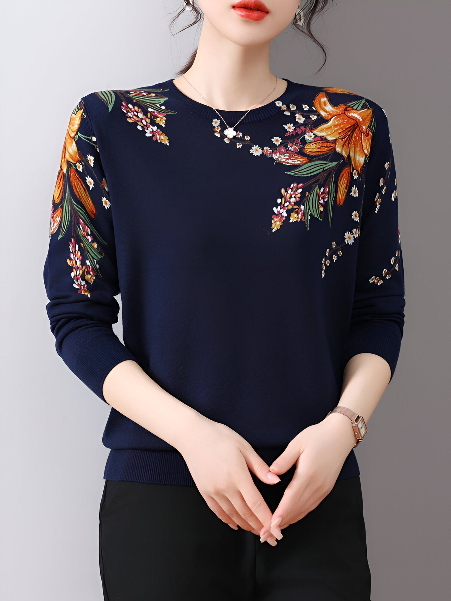 Ilvine | Modischer Pullover mit Druck