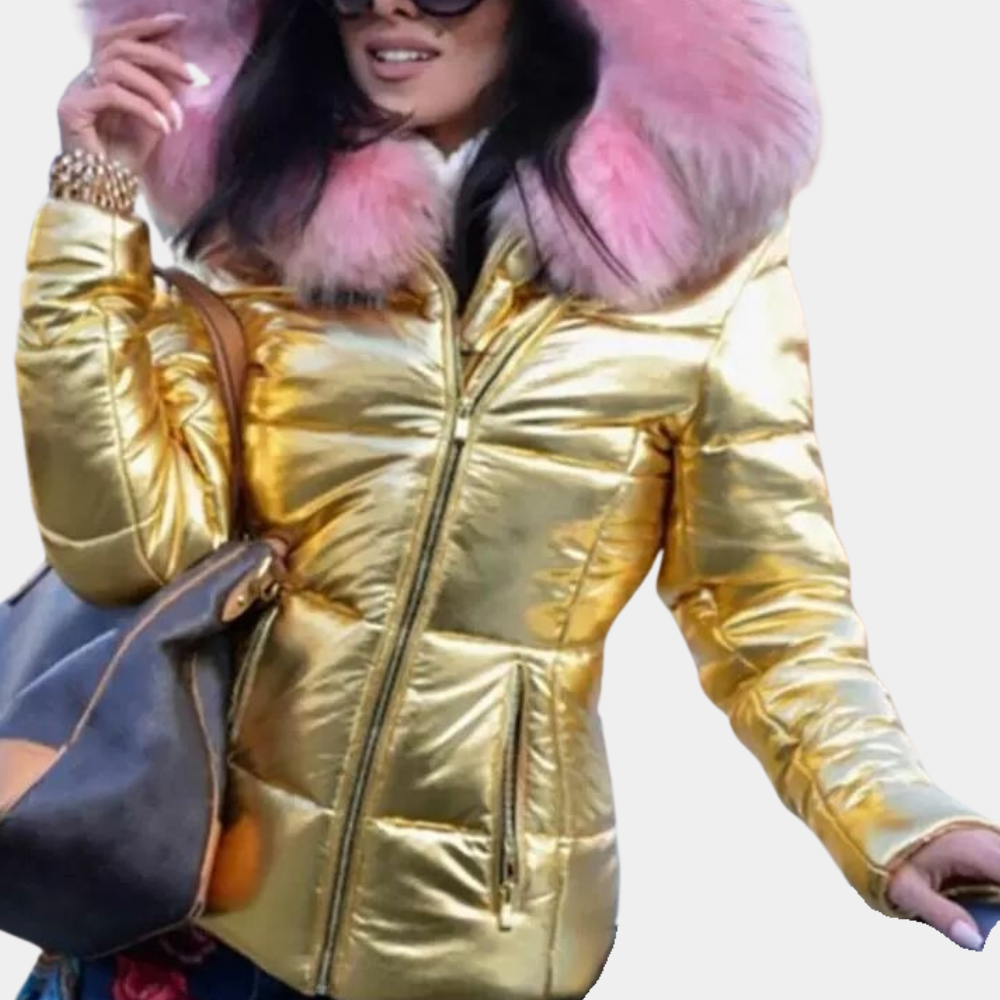 ModeGeist | Wintergefütterte Kapuzenjacke für Frauen