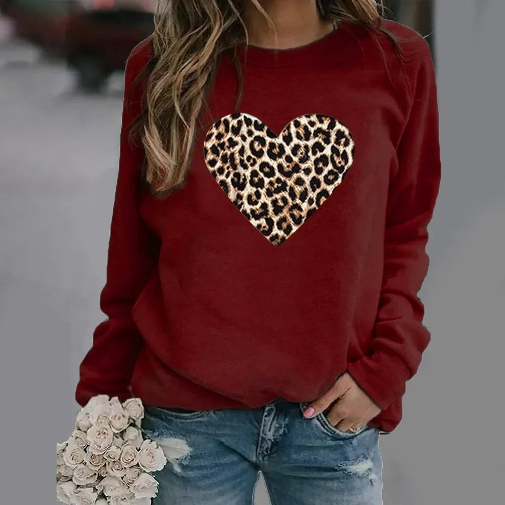 ModeGeist | Damen Rundhals Pullover mit Tiermotiven