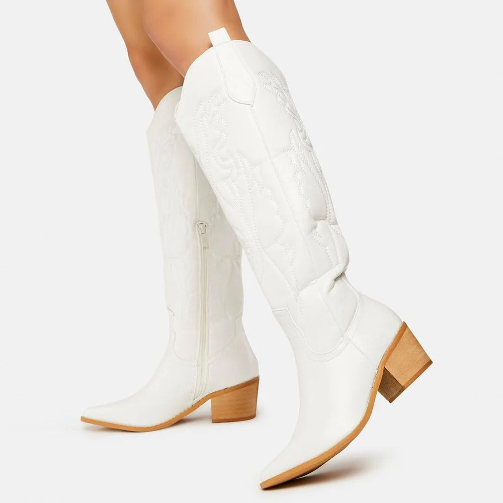 ModeGeist | Robuste Cowboystiefel Bis Zum Knie