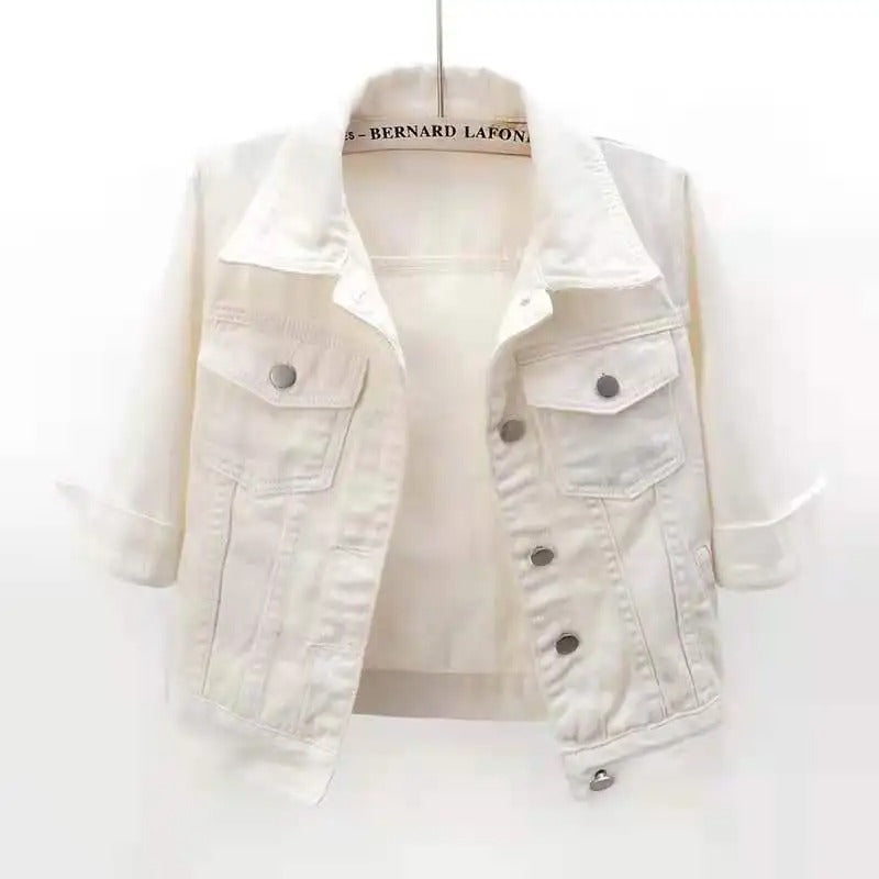 ModeGeist | Damen Jeansjacke mit Klassischer Passform