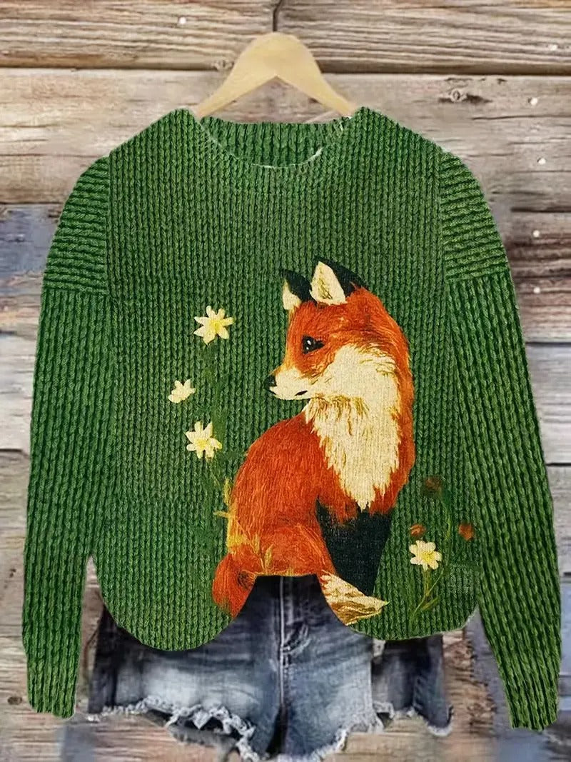 ModeGeist | Bedruckter Pullover für Damen