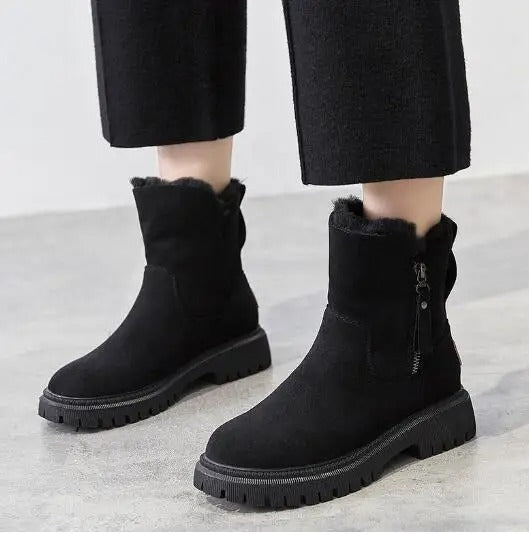 ModeGeist | Verstärkte Baumwolle Schnee Stiefel
